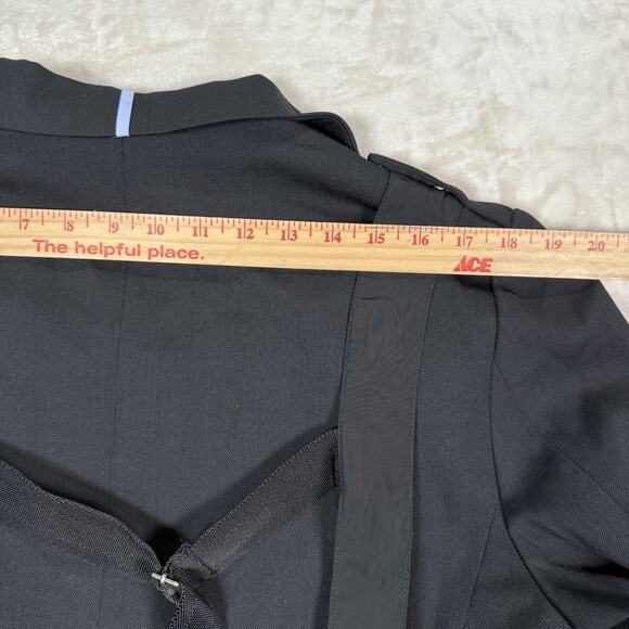 MCQ Alexander McQueen Genesis II Hybrid Utility Blazer Jacket Black IT 50 US 40 - Picture 13 of 13